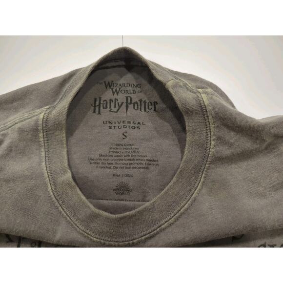 Harry Potter Small Gray Spell T-shirt Expecto Patronum Used - Picture 2 of 4